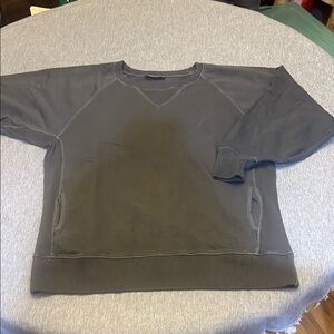 Zenana Outfitters Gray Crewneck Sweater Classic Design